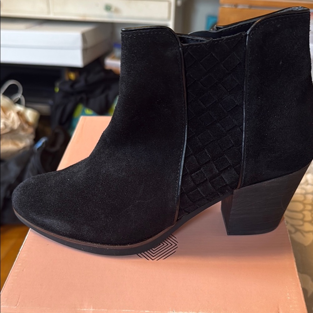 Black Suede Ankle Boots